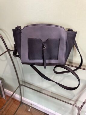 Danielle Nicole Gray and Black Colorblock Crossbody
